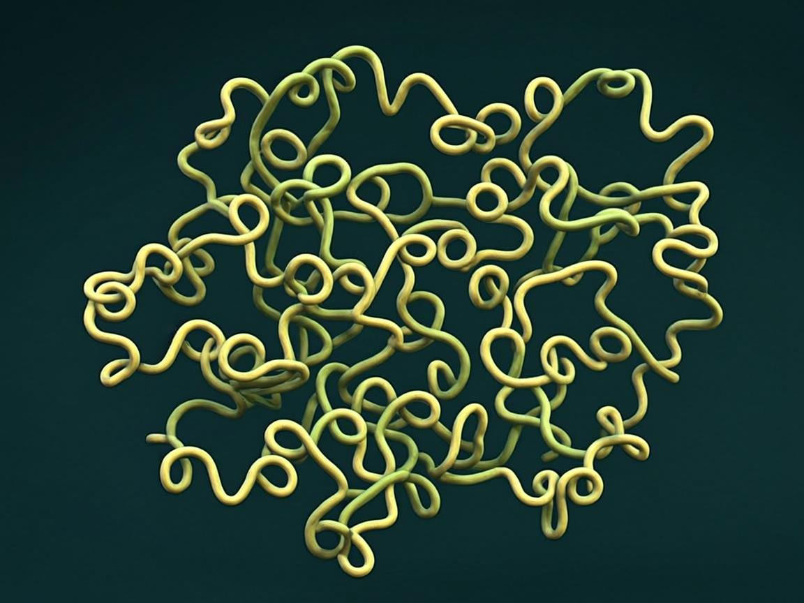 3D protein molecular structure visualization